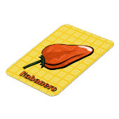 Habanero Chili Pepper Flexible Magnet Magneet (Linkerzijde)