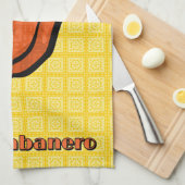 Habanero Chili Pepper Keukenhanddoek (Quarter Fold)