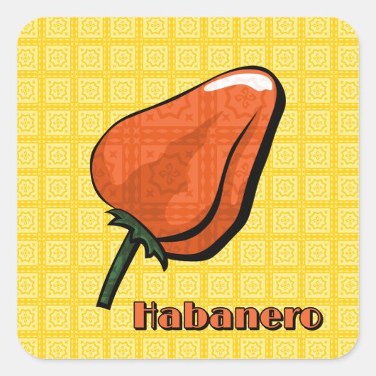 Habanero Chili Pepper Sticker (Voorkant)