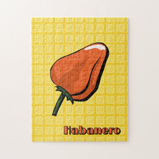 Habanero Chilipeper Puzzel (Verticaal)