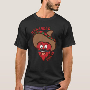 Habanero Freak Chili Comic Food Spiciness Funny T-shirt