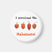 Habanero pepers magneet (Voorkant)