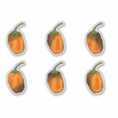 Habanero Pepper Sticker Set (Voorkant)