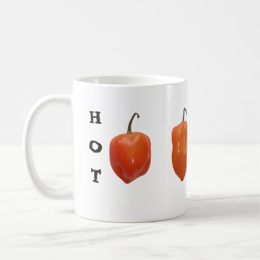Habanero Peppers Koffiemok (Links)