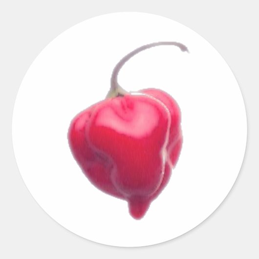 habanero ronde sticker (Voorkant)