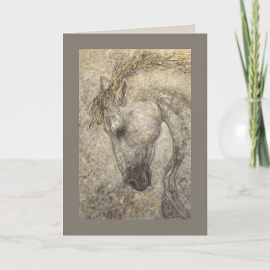 Habano van de Andalusische paardenkaart Kaart (Voorkant)