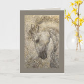 Habano van de Andalusische paardenkaart Kaart (Gele Bloem)