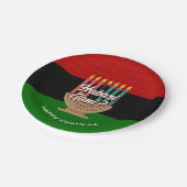 HABARI GANI Kwanzaa Papieren Bordje (Gekanteld)