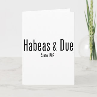 Habeas Corpus Due Process Sinds 1789 Minimale Gron Kaart