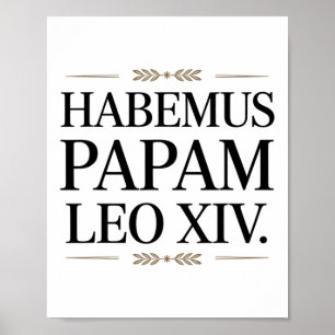 Habemus Papam Leo XIV. Paus 1 Poster