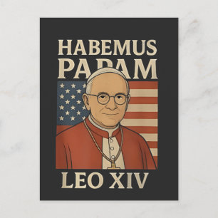 Habemus papam Paus Leo XIV Christelijke Kerk Feestdagenkaart