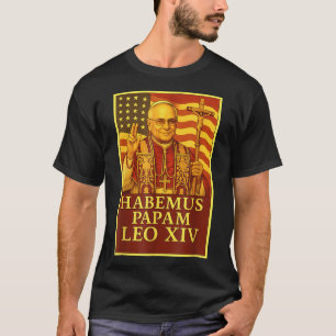 Habemus Papam Paus Leo XIV Katholieke Vintage Amer T-shirt