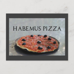 Habemus Pizza Party Invitation Briefkaart