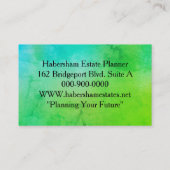 Habersham Elegant uit het verleden Visitekaartje (Achterkant)