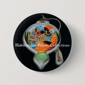 Habibatique Etnische Collecties... Ronde Button 5,7 Cm