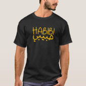HABIBI Arabisch Gezegde Funny Cute Graphic T-shirt (Voorkant)