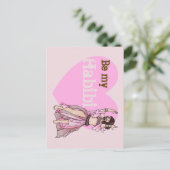 Habibi belly dancer briefkaart (Staand voorkant)