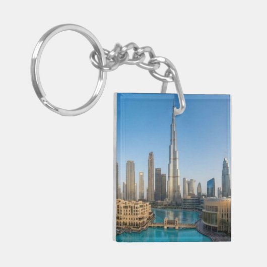 Habibi Come To Dubai Custom Name Travel  Sleutelhanger (Voorkant Links)