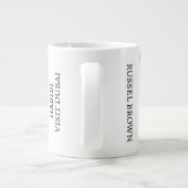 Habibi Come To Dubai Travel Souvenir Personalised Grote Koffiekop (Achterkant)