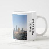 Habibi Come To Dubai Travel Souvenir Personalised Grote Koffiekop (Rechts)