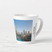Habibi Come To Dubai Travel Souvenir Personalised Latte Mok (Rechterhoek)