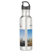 Habibi Come To Dubai Travel Souvenir Personalised Waterfles (Achterkant)