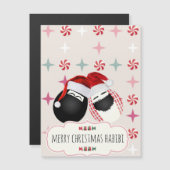 Habibi Eggs Magnet kerstkaart (Voorkant / Achterkant)