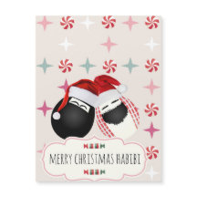Habibi Eggs Magnet kerstkaart