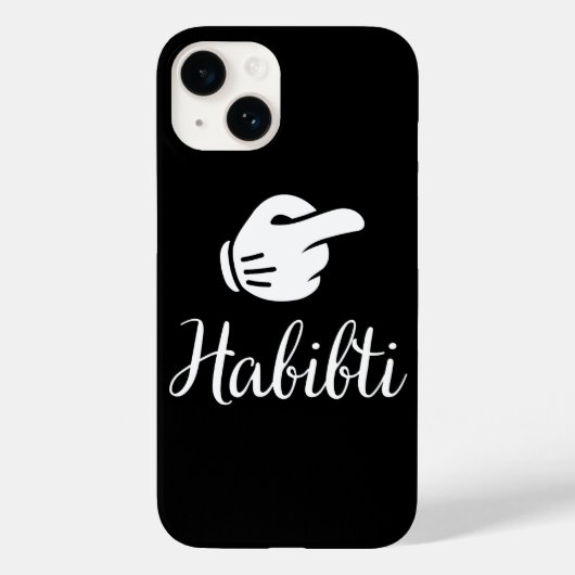 Habibi en Habibi Arab Couple Matching Case-Mate iPhone Case (Achterkant)