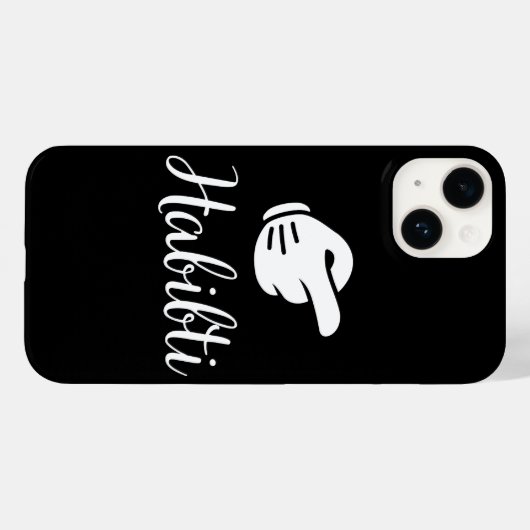 Habibi en Habibi Arab Couple Matching Case-Mate iPhone Case (Achterkant (horizontaal))