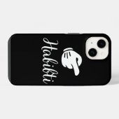 Habibi en Habibi Arab Couple Matching iPhone Hoesje (Achterkant horizontaal)