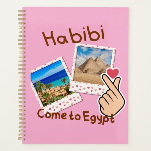 Habibi Kom naar Egypte Planner (Voorkant)