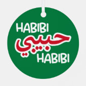 Habibi Metalen Ornament (Achterkant)