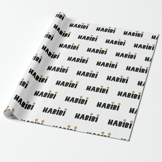 Habibi Wrapping Paper Cadeaupapier (Uitgerold)