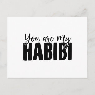 Habibis   Yallah Habibo Arabic Gift Idee Briefkaart
