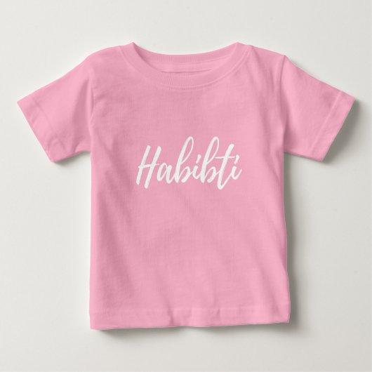 Habibti Meisjes Baby Peuter T-Shirt (Voorkant)