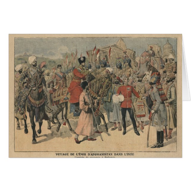 Habibullah Kahn Emir van Afghanistan (Voorkant Horizontaal)