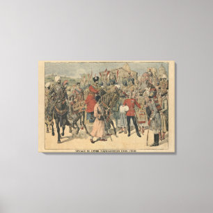 Habibullah Kahn Emir van Afghanistan Canvas Afdruk