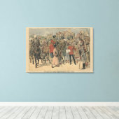 Habibullah Kahn Emir van Afghanistan Canvas Afdruk (Insitu (Houten vloer))