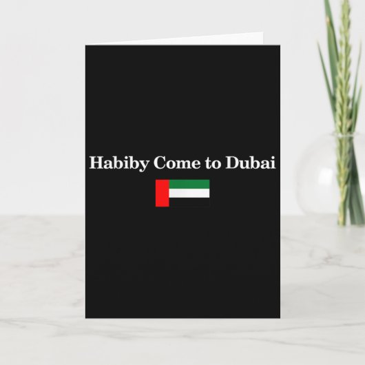 Habiby Come To Dubai, My Dear Come To Dubai Quotes Kaart (Voorkant)