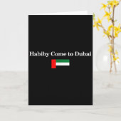 Habiby Come To Dubai, My Dear Come To Dubai Quotes Kaart (Gele Bloem)