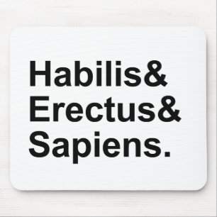 Habilis Erectus Sapiens Leden van het geslacht H Muismat