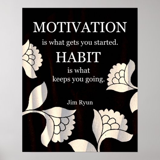 Habit-Motivatie Art Print (Voorkant)