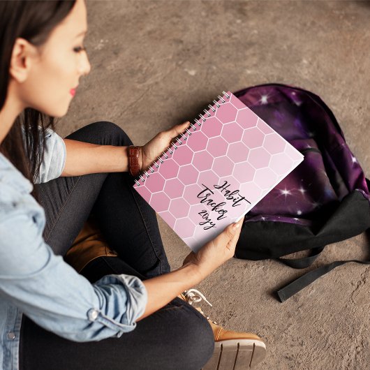 Habit Tracker Blush Pink Notitieboek