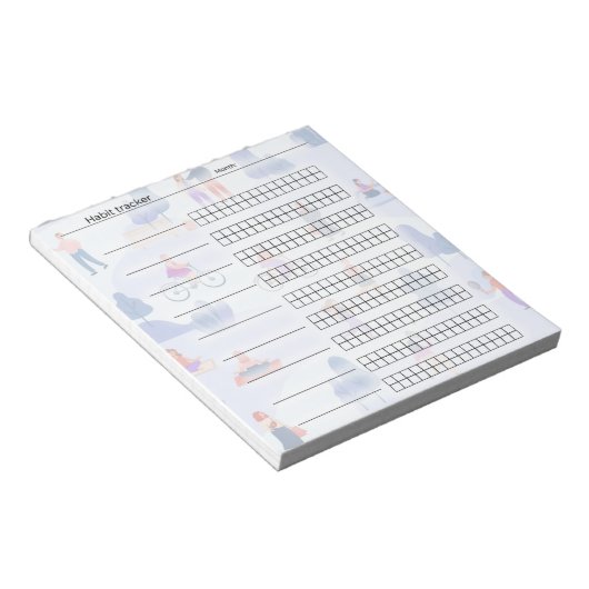 Habit Tracker Notitieblok (Schuin)