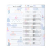 Habit Tracker Notitieblok (Voorkant)