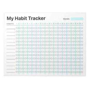Habit Tracker Notitieblok