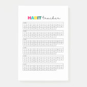 Habit Tracker Planner Journal Post-it® Notes (Voorkant)