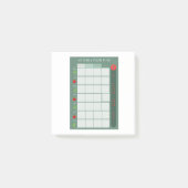 Habit Tracker Planner Notitieblok Gewichtsverlies  Post-it® Notes (Voorkant)