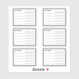 Habit Tracker Planner Sticker